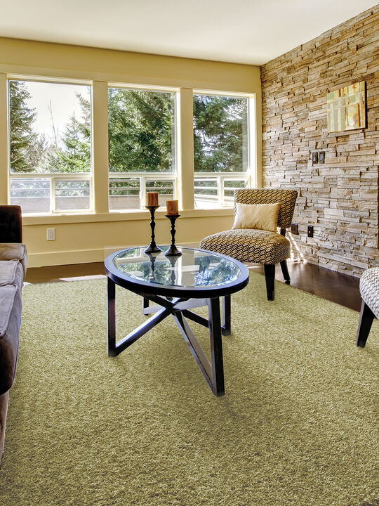 Heavenly 3' x 5' Green Rug
