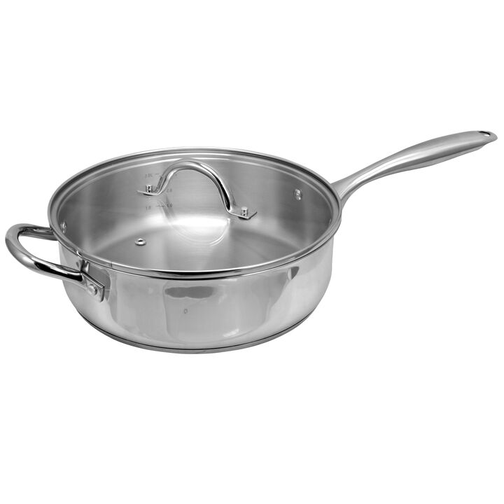 Oster Cuisine Saunders 4.2 Quart Saute Pan with Lid