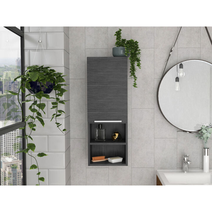 Kingston Rectangle 2-Shelf Medicine Cabinet Smokey Oak