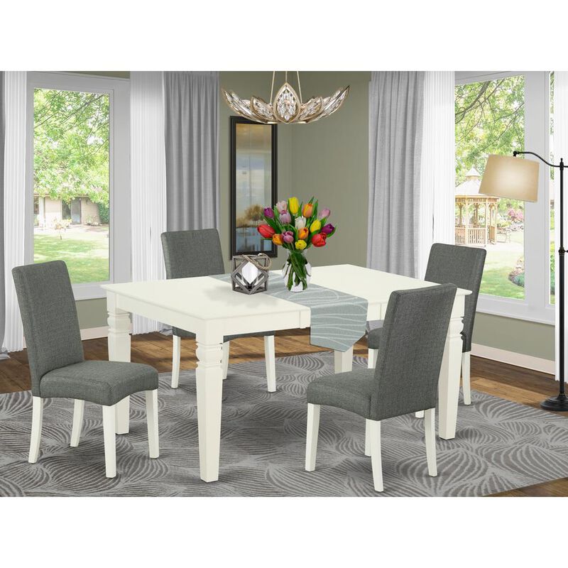 Dining Room Set Linen White