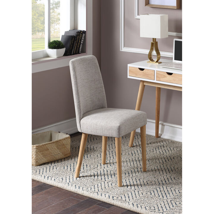 Taylor Chair With Natural Legs And Fabric