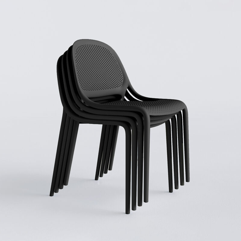 STACKABLE OUTDOOR & INDOOR SHAY CHAIR (Set of 2)