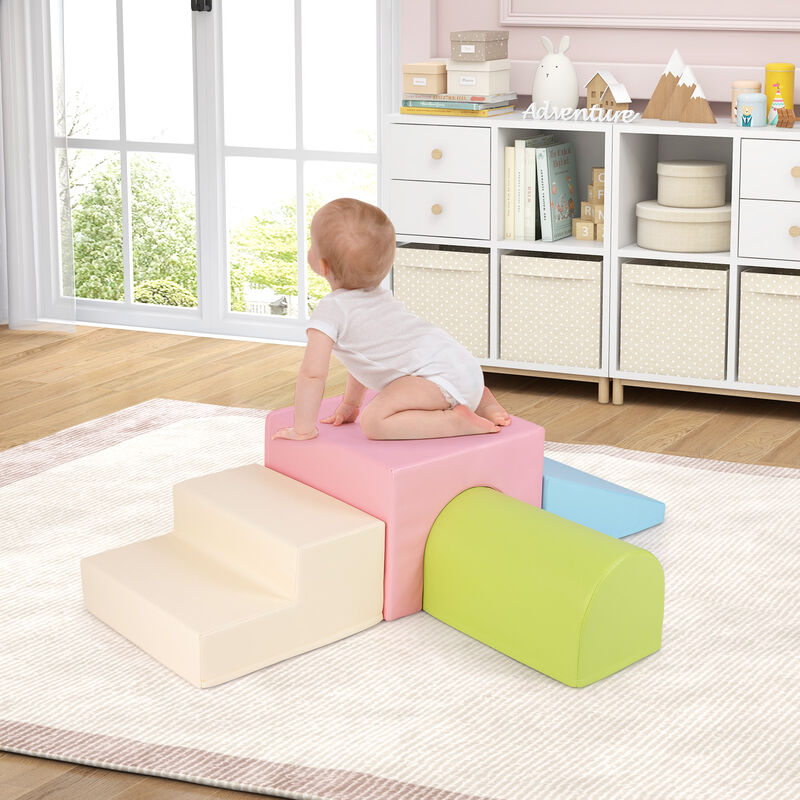 Climb and Crawl Foam Block Play Set for Infant Baby