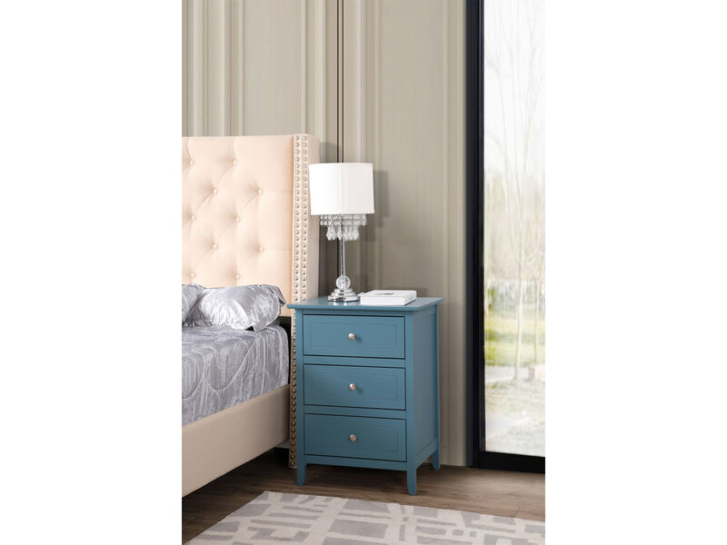Daniel 3-Drawer Nightstand (25 in. H x 15 in. W x 19 in. D)