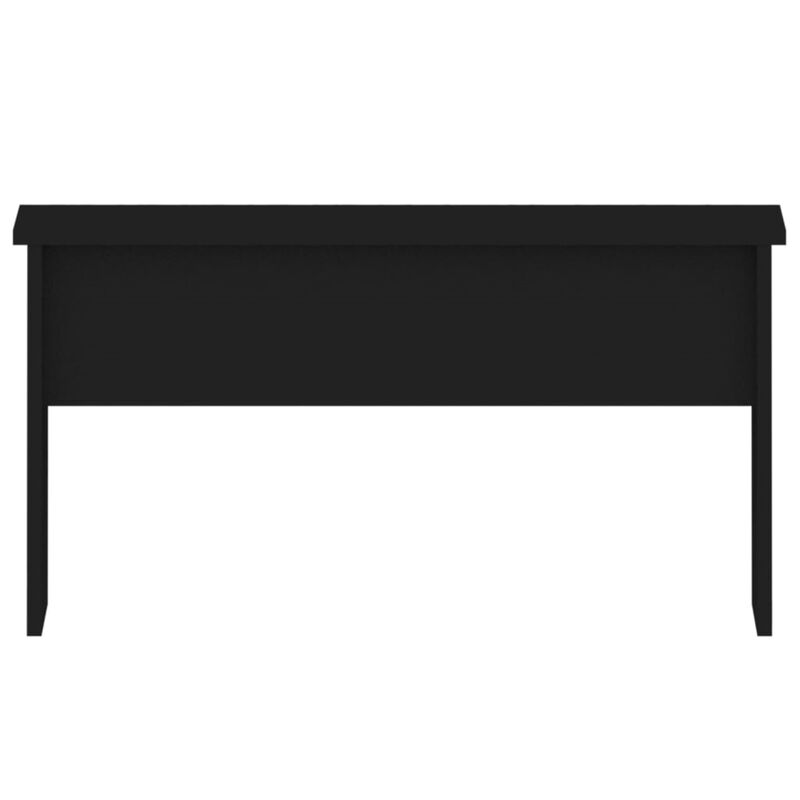 vidaXL Coffee Table Black 31.5"x19.9"x16.3" Engineered Wood