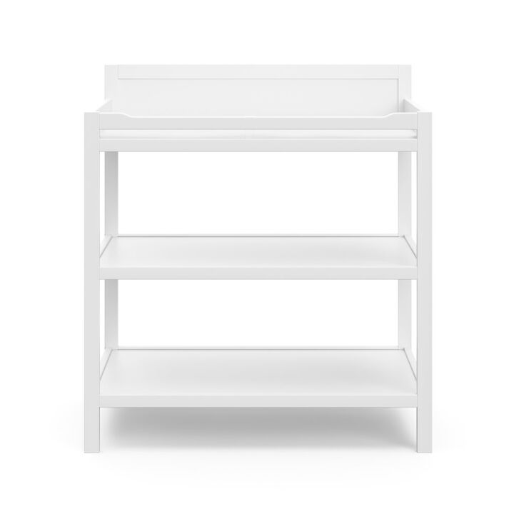 Storkcraft Alpine Changing Table (White) - Includes Water Resistant Changing Pad