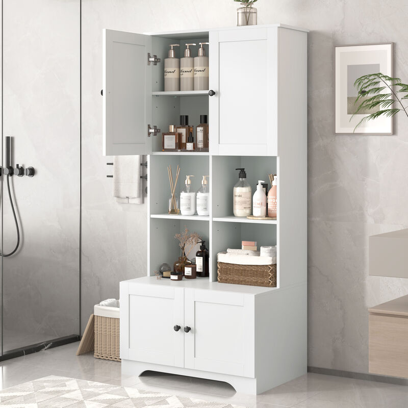Merax Freestanding Bathroom Floor Storage Cabinet