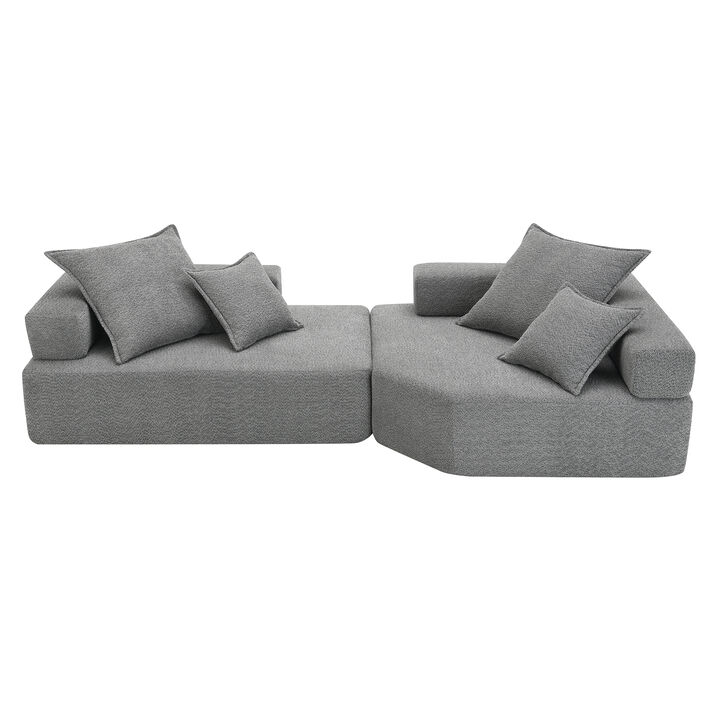 Merax Oversized Modular L Shaped Sectional Sofa