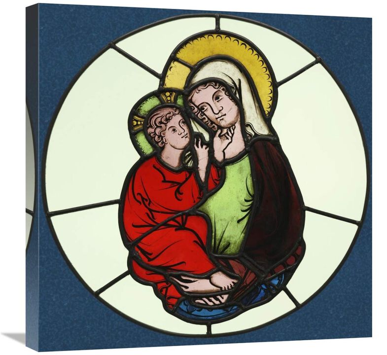 The Virgin and Child-Canvas Art-24x24