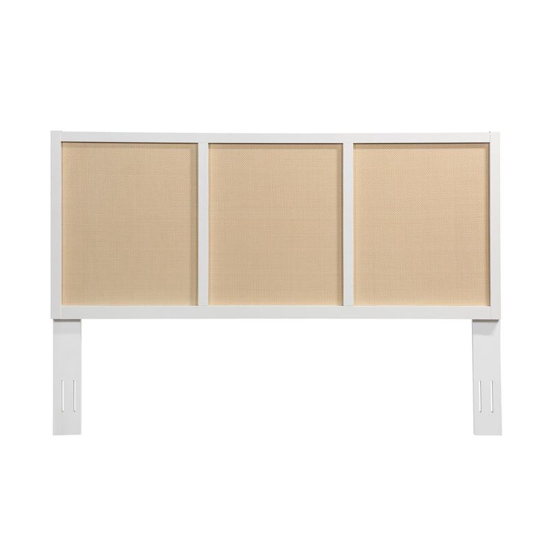 Comfort Pointe Bayport Cane and Solid Wood King Headboard