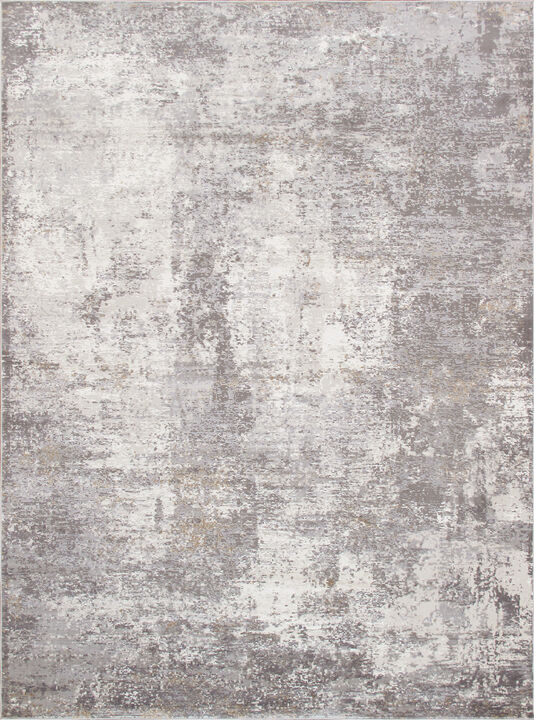 Pasargad Home Turkish Stella Design L. Grey Area Rug- 3' 0'' X 5' 0''
