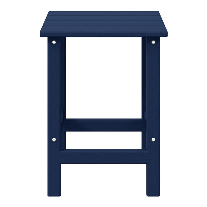 WestinTrends Westintrends 14" square outdoor Side table for Adirondack chair