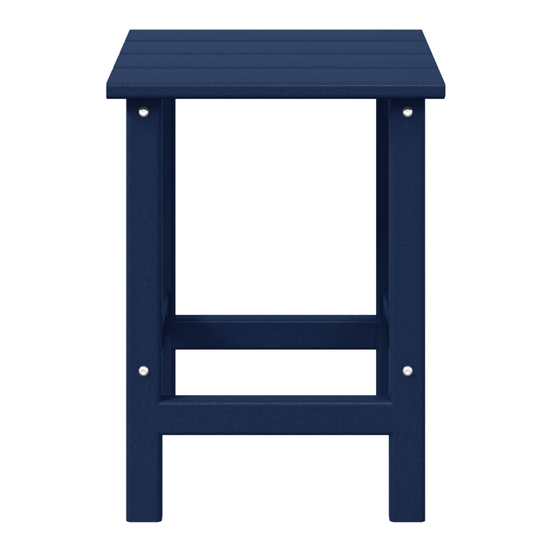 WestinTrends Westintrends 14" square outdoor Side table for Adirondack chair