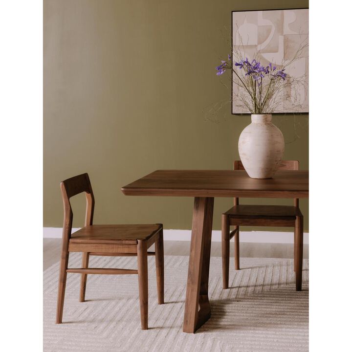 Moe�s Owing Dining Chair Walnut-Set Of Two