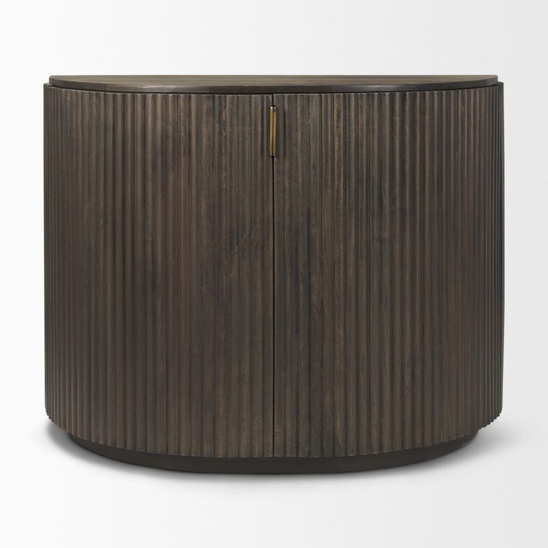 Terra Dark Brown Accent Cabinet