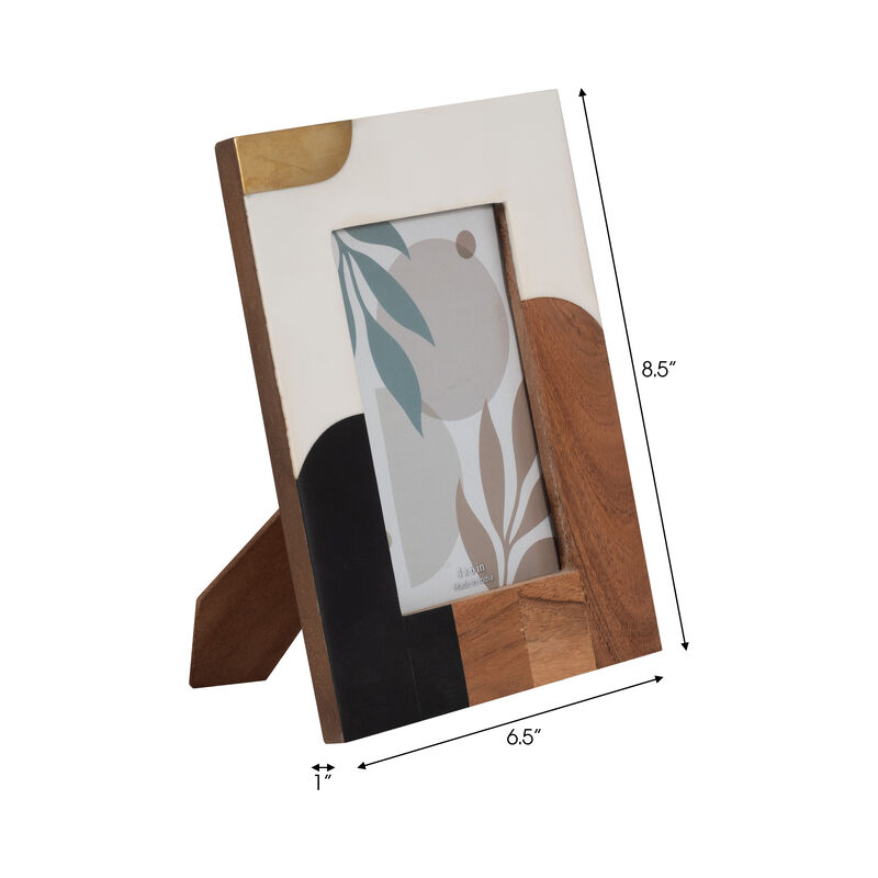 4"x6" Resin Mid-Century Frame