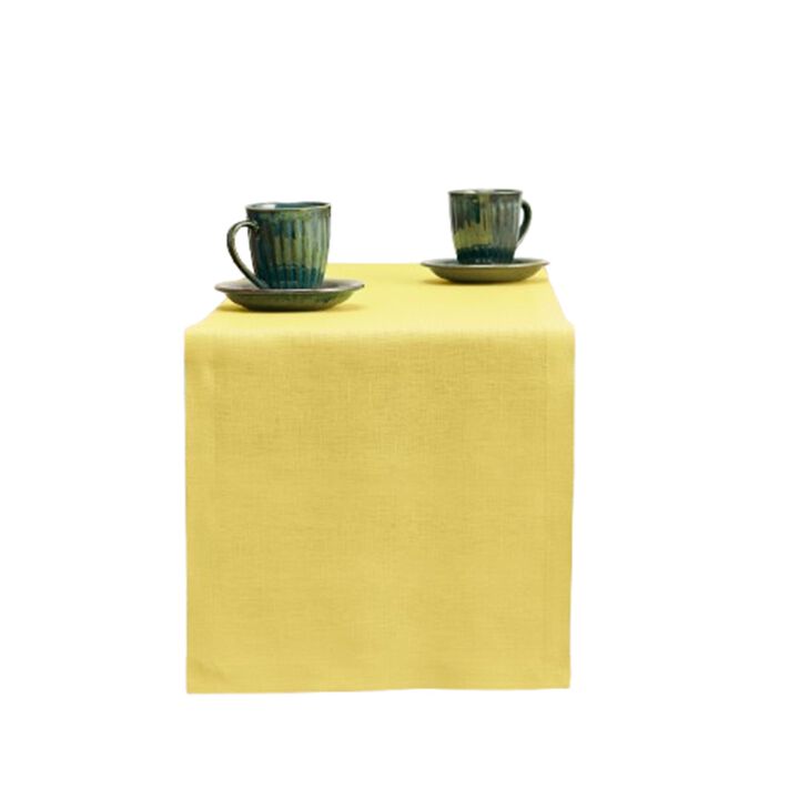 Solino Home 100% Pure Linen Table Runner | Fete for Valentine;s