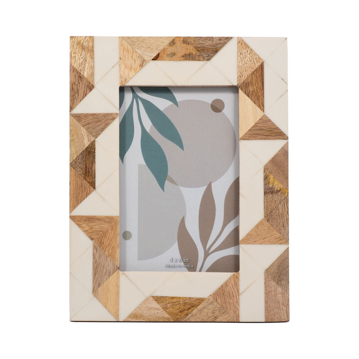 4"x6" Geo Woven Photo Frame