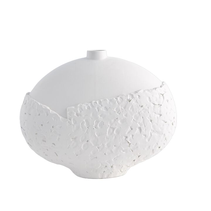 Asymmetrical Stipple Vase