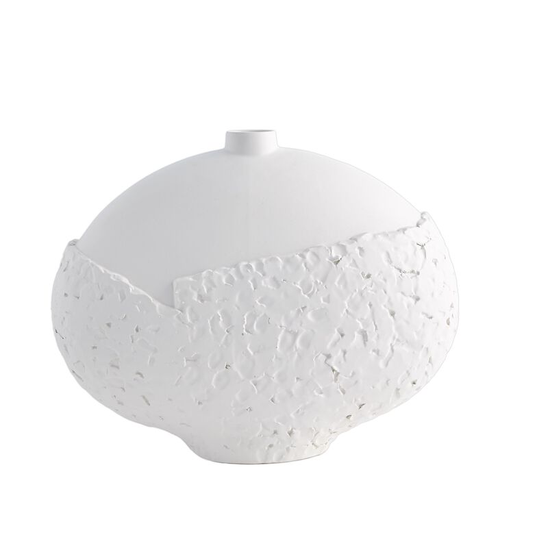 Asymmetrical Stipple Vase