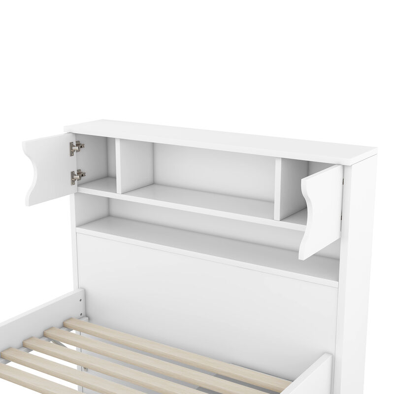 Merax Captain Platform Bed Frame with Storage
