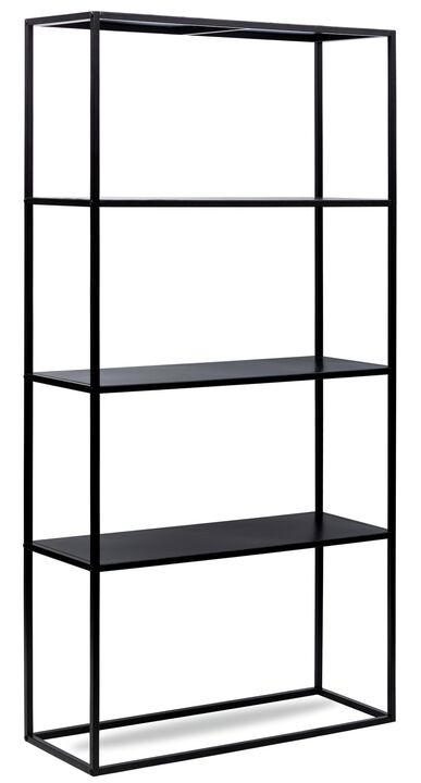 Industrial Bookshelf Storage with 4 Levels