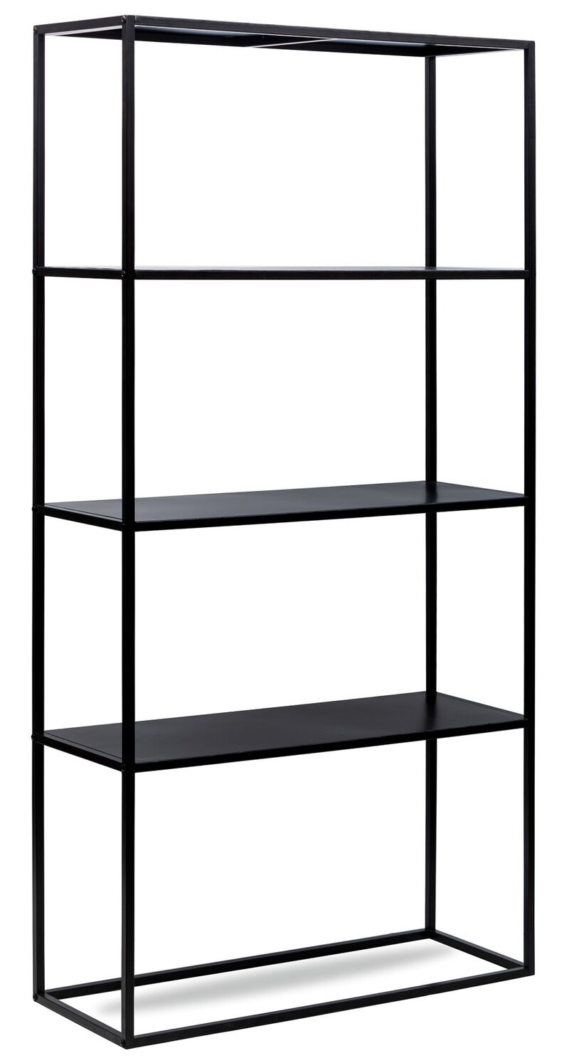 Industrial Bookshelf Storage with 4 Levels