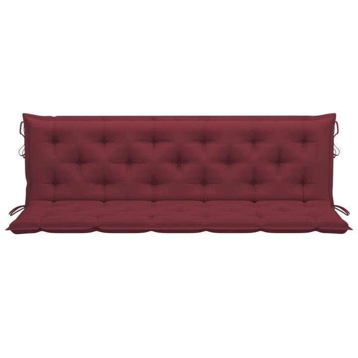 vidaXL Cushion for Swing Chair Wine Red 70.9" Fabric
