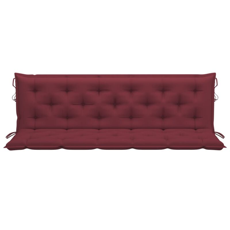 vidaXL Cushion for Swing Chair Wine Red 70.9" Fabric