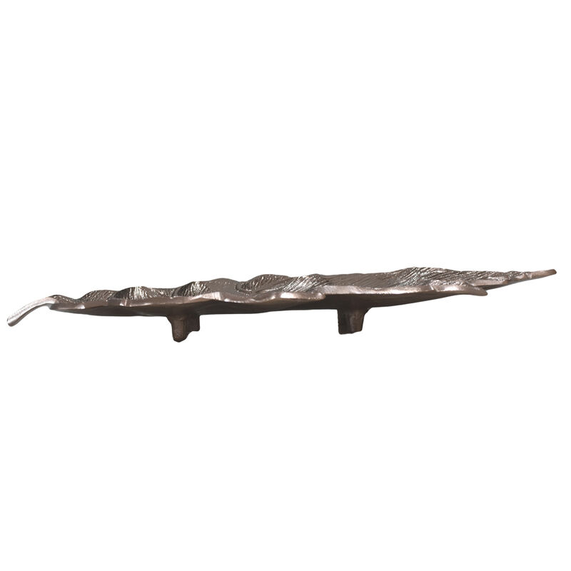Handmade Decorative Gold Color Coated 8.26 x 4.13 x 0.9 Inches Aluminium Tray 053AB BBH Home's