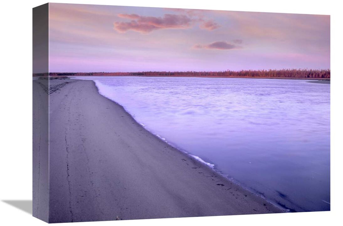 River of Many Tides, Kouchabouguac National Park, New Brunswick, Canada-Canvas Art-16x12