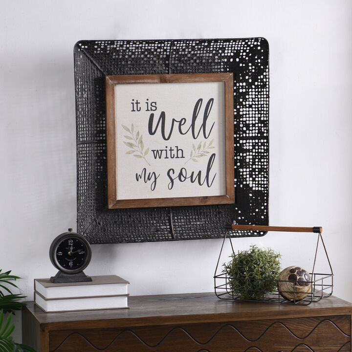 It Is Well Vintage Tray