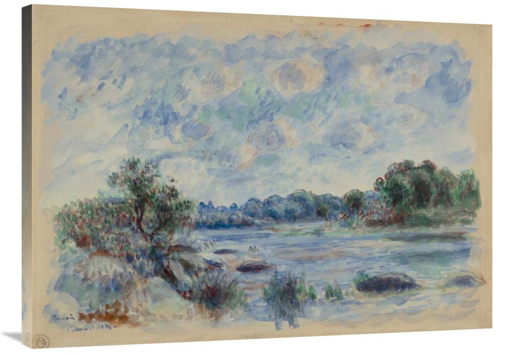 Landscape at Pont-Aven-Canvas Art-40x30