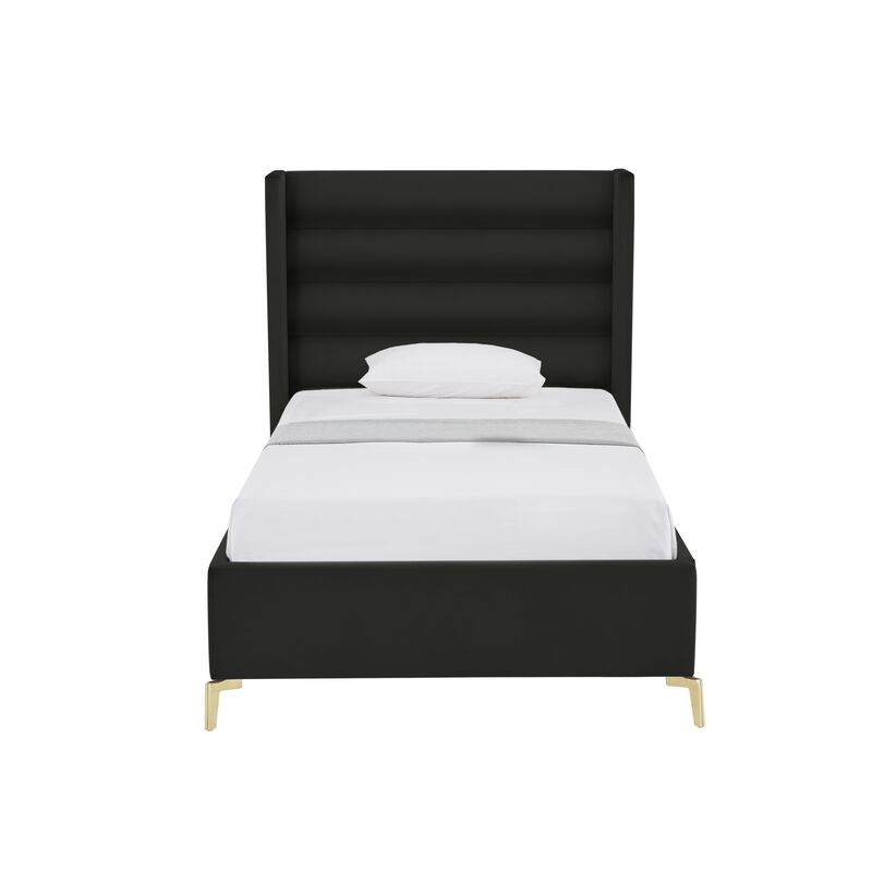 Inspired Home Ames Velvet Platform Bed