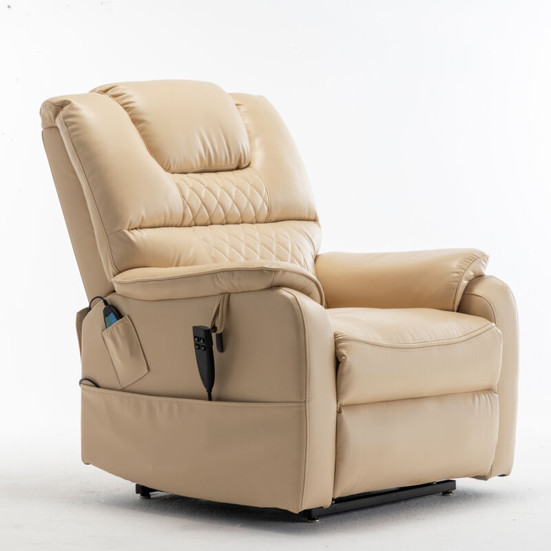 3-Position Okin Motor Lift Recliner with Infinite Positions and Easy Assembly