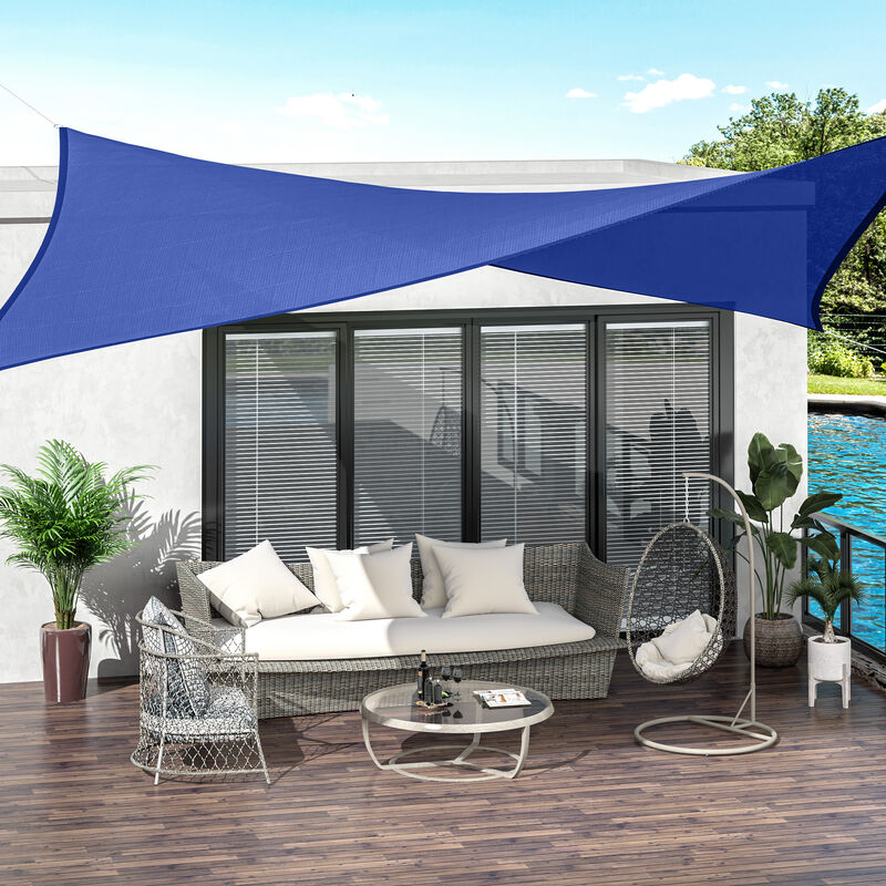 Sun Shade Sail Triangle /Rectangle/ Square Outdoor Patio Canopy UV Top Shelter
