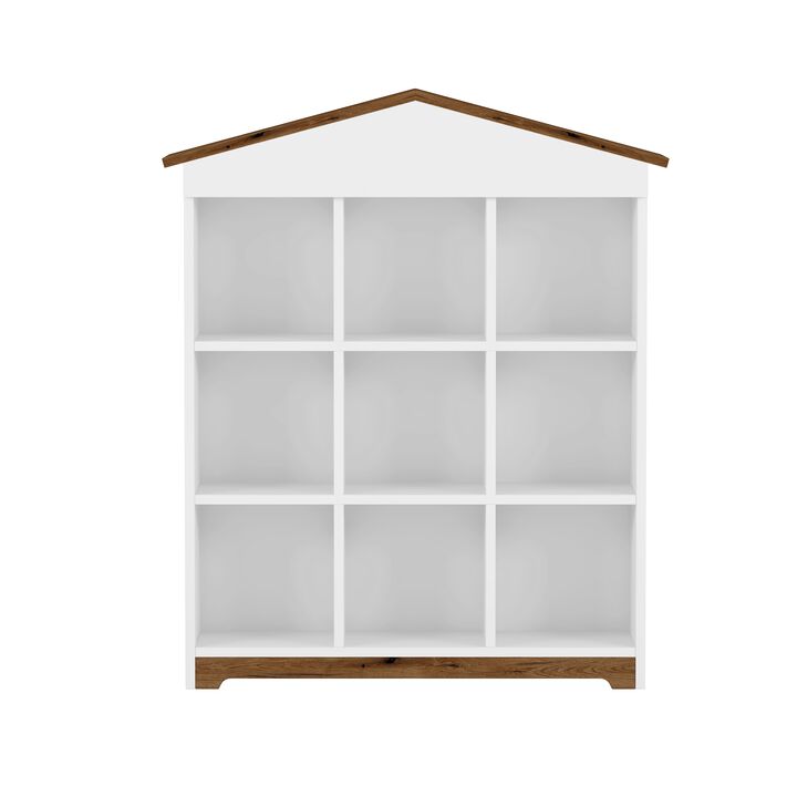 Merax House-shaped Storage Rack Kids Bookcase