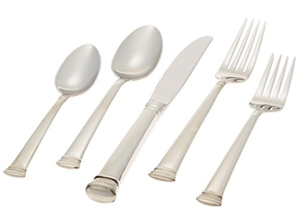 Lenox Eternal 5-Piece Stainless Flatware Placesetting, Silver