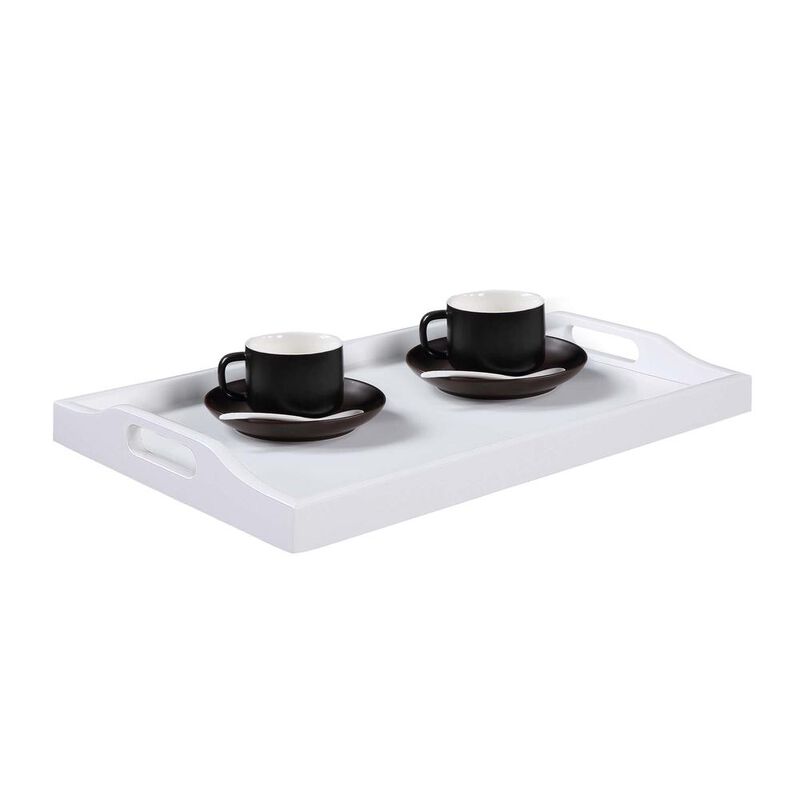 Convenience Concepts Designs2Go Serving Tray, White