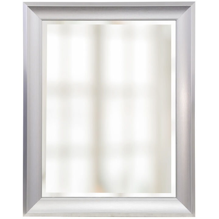Small Framed Beveled Mirror