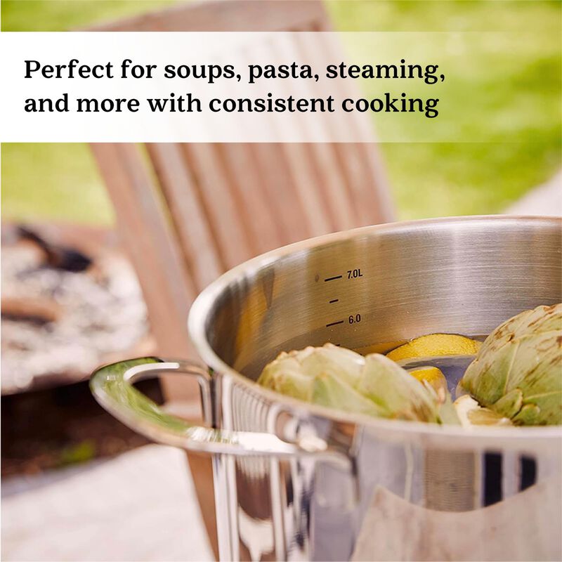 Alva Maestro 9-Piece Professional Stainless Steel Cookware Set - Non-Toxic, PFAS/PFOA/PTFE-Free Pots and Pans - Induction & All Stovetop Compatible - Oven Safe with Stay-Cool Handles