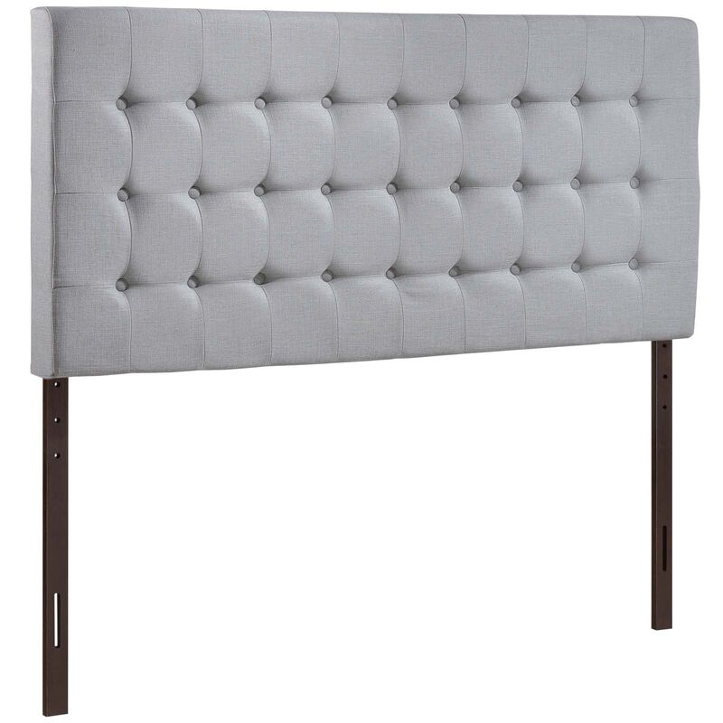 Modway - Tinble Queen Upholstered Fabric Headboard Sky Gray