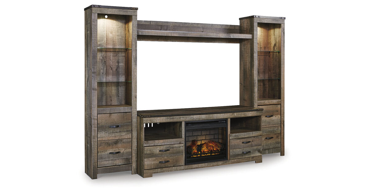 Trinell 4PC Entertainment Center