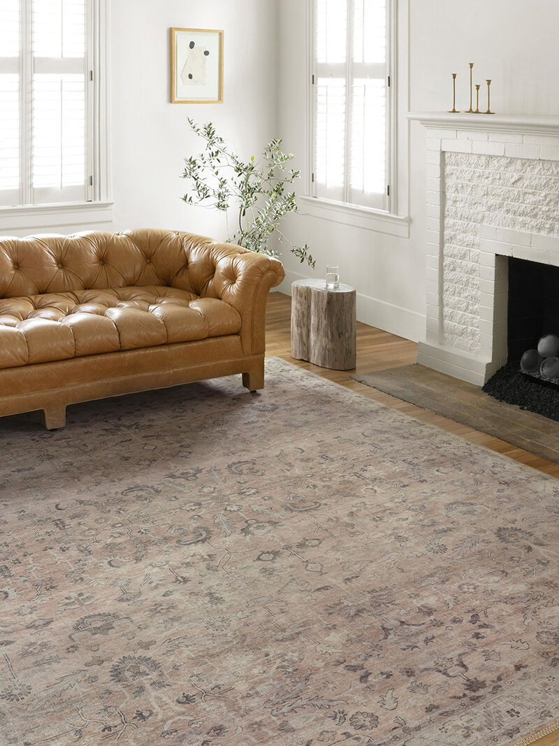 Hathaway HTH06 Blush/Multi 3'6" x 5'6" Rug by Loloi II