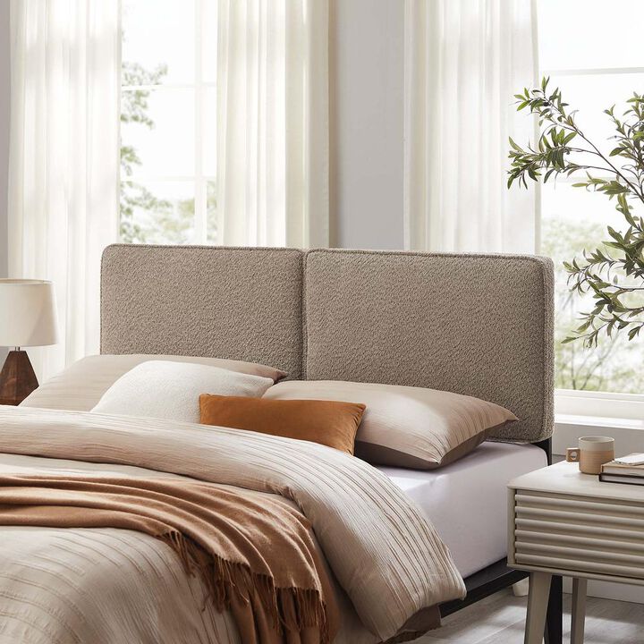 Modway Lindee Boucle Fabric King Headboard