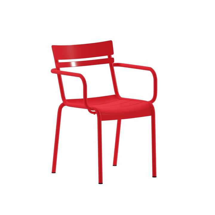 Metal Colorful Restaurant Chairs