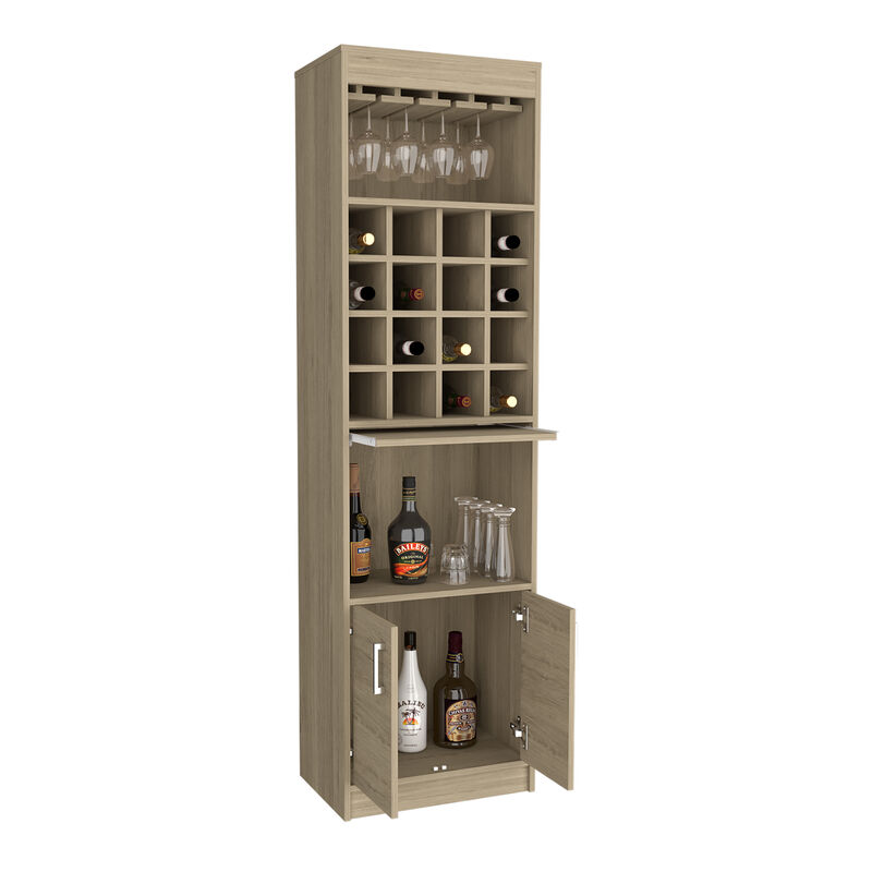 Bar Cabinet Atanasio, Living Room, Light Pine
