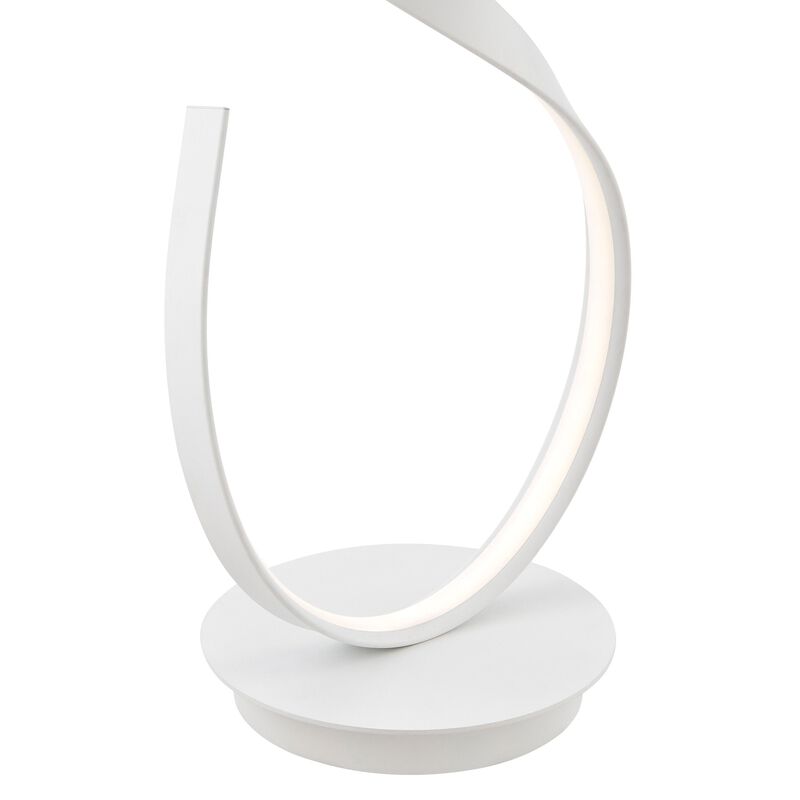 Amsterdam Floor Lamp White Metal Dimmable Integrated LED