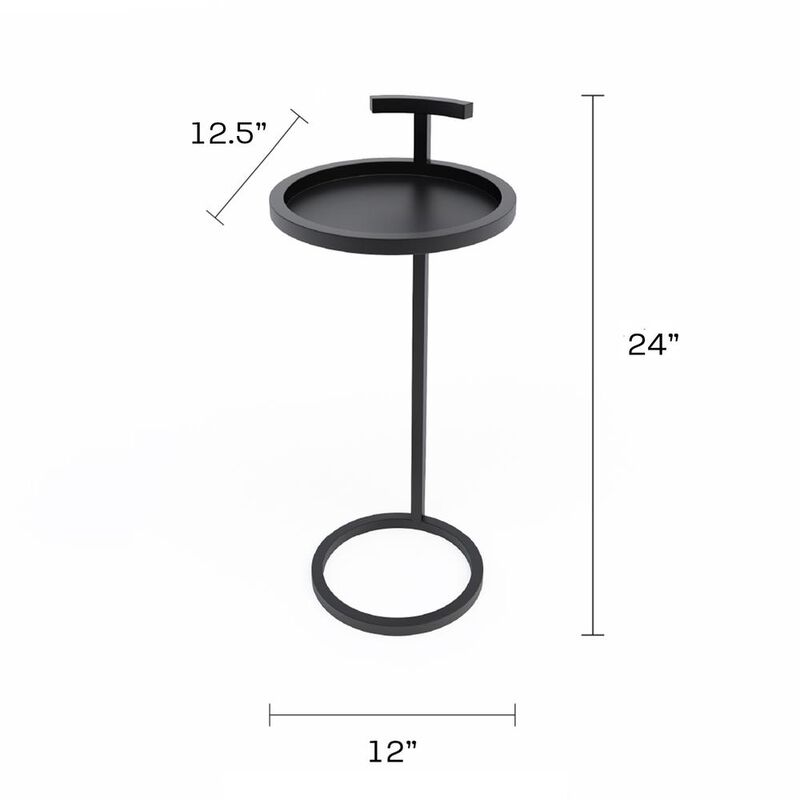 Jamesdar Katrine Camden Black Side Table
