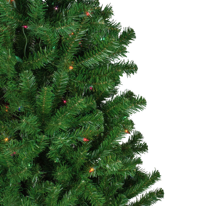 7' Pre-Lit Norfolk Spruce Artificial Christmas Tree  Multi Lights